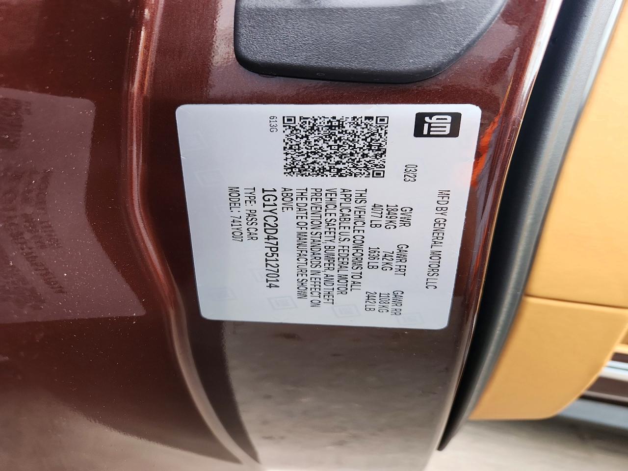 Chevrolet Corvette Stingray 3lt