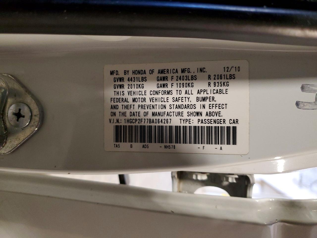 Honda Accord Ex