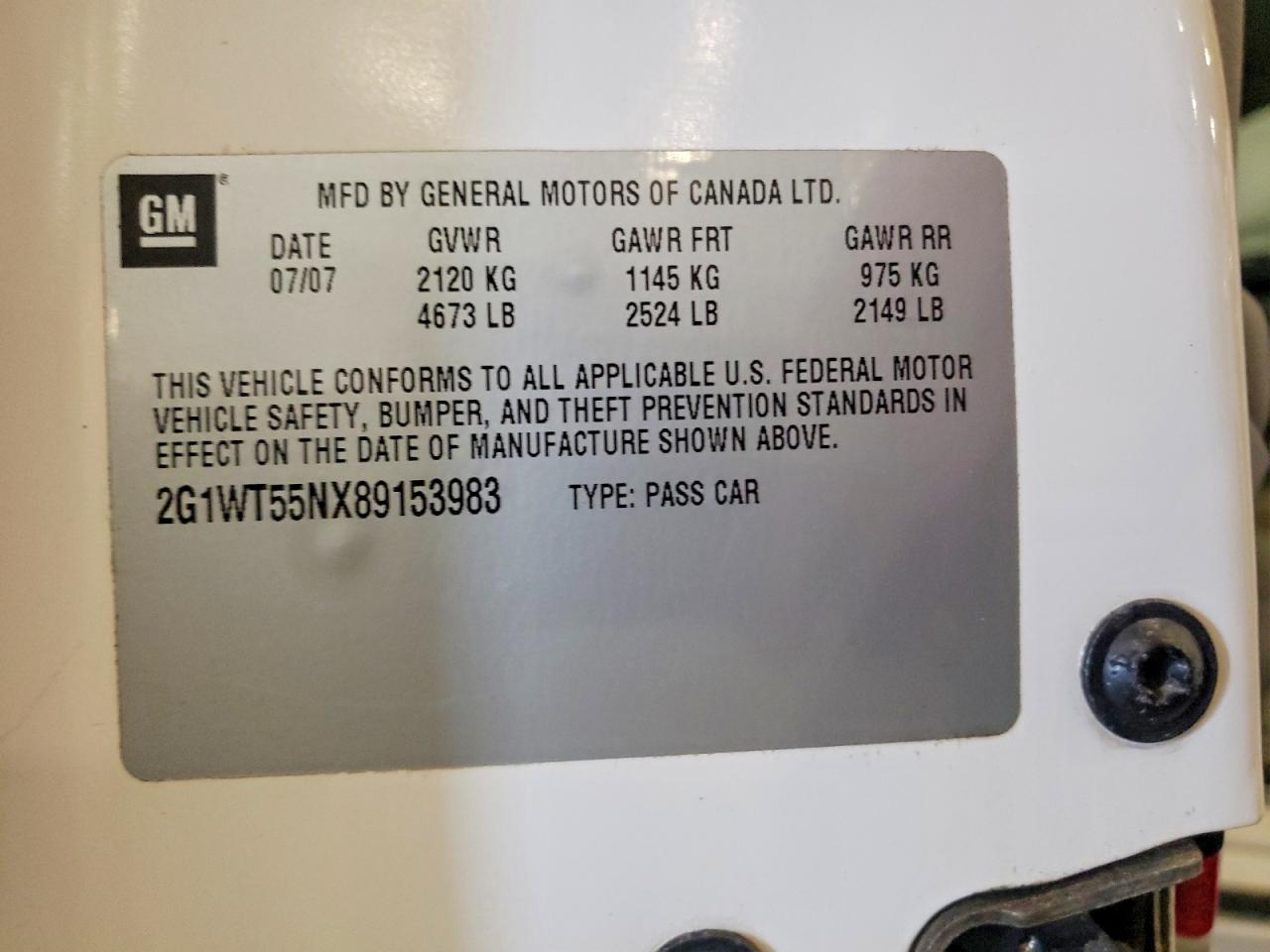 Chevrolet Impala Lt