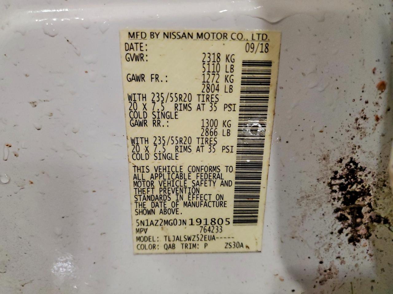 Nissan Murano Platinum
