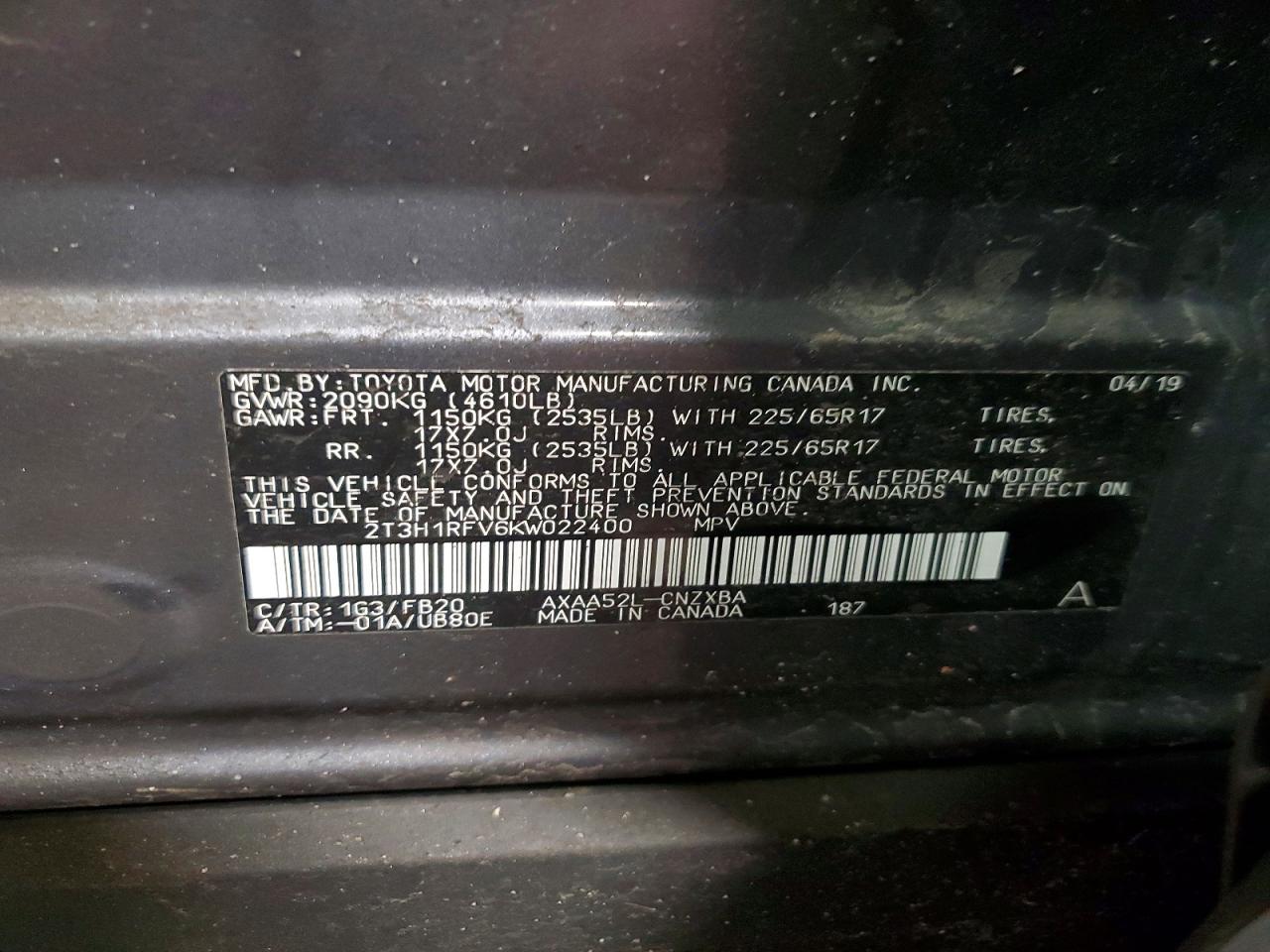Toyota RAV4 Le