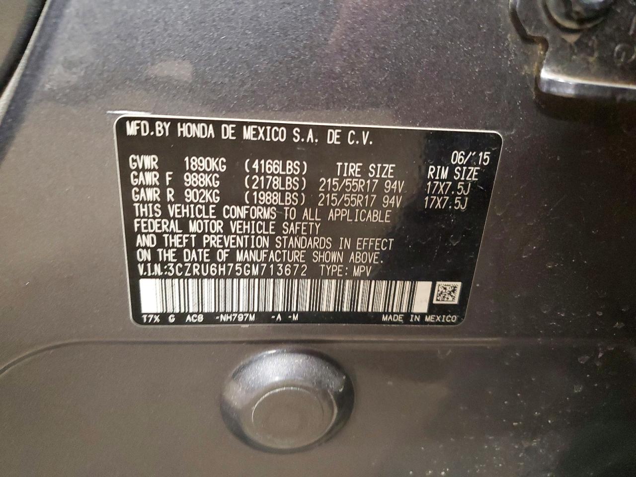 Honda HR-V Exl