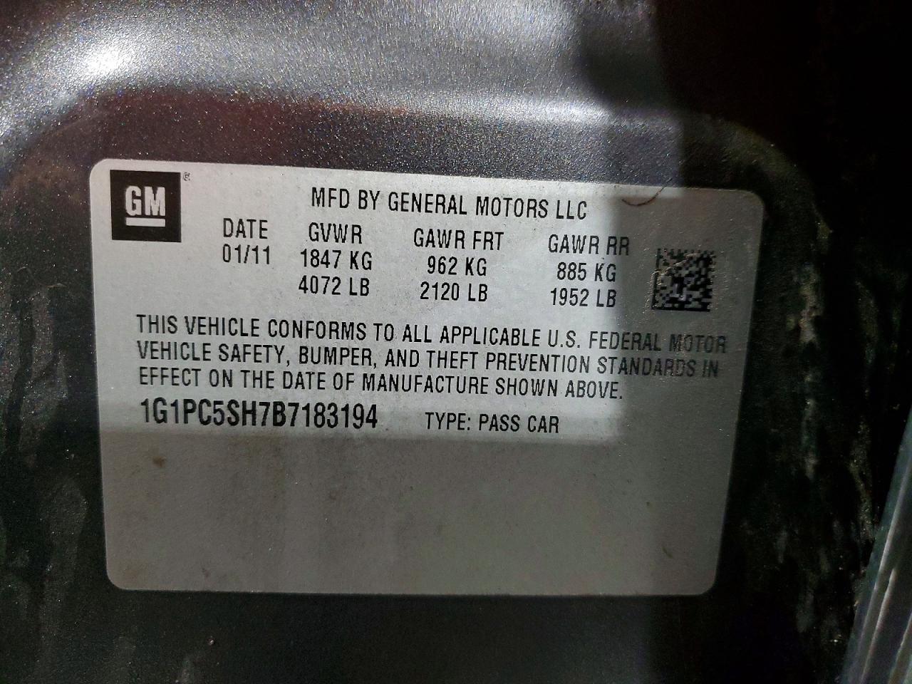 Chevrolet Cruze Ls
