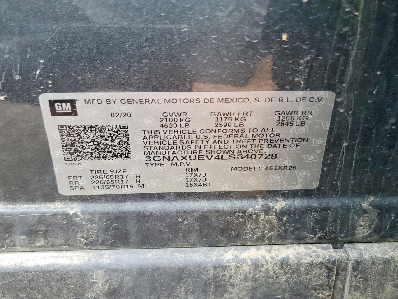 Chevrolet Equinox Lt