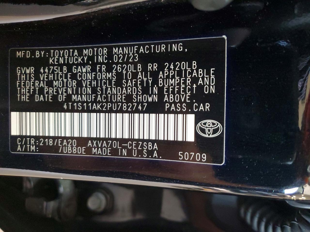 Toyota Camry Se