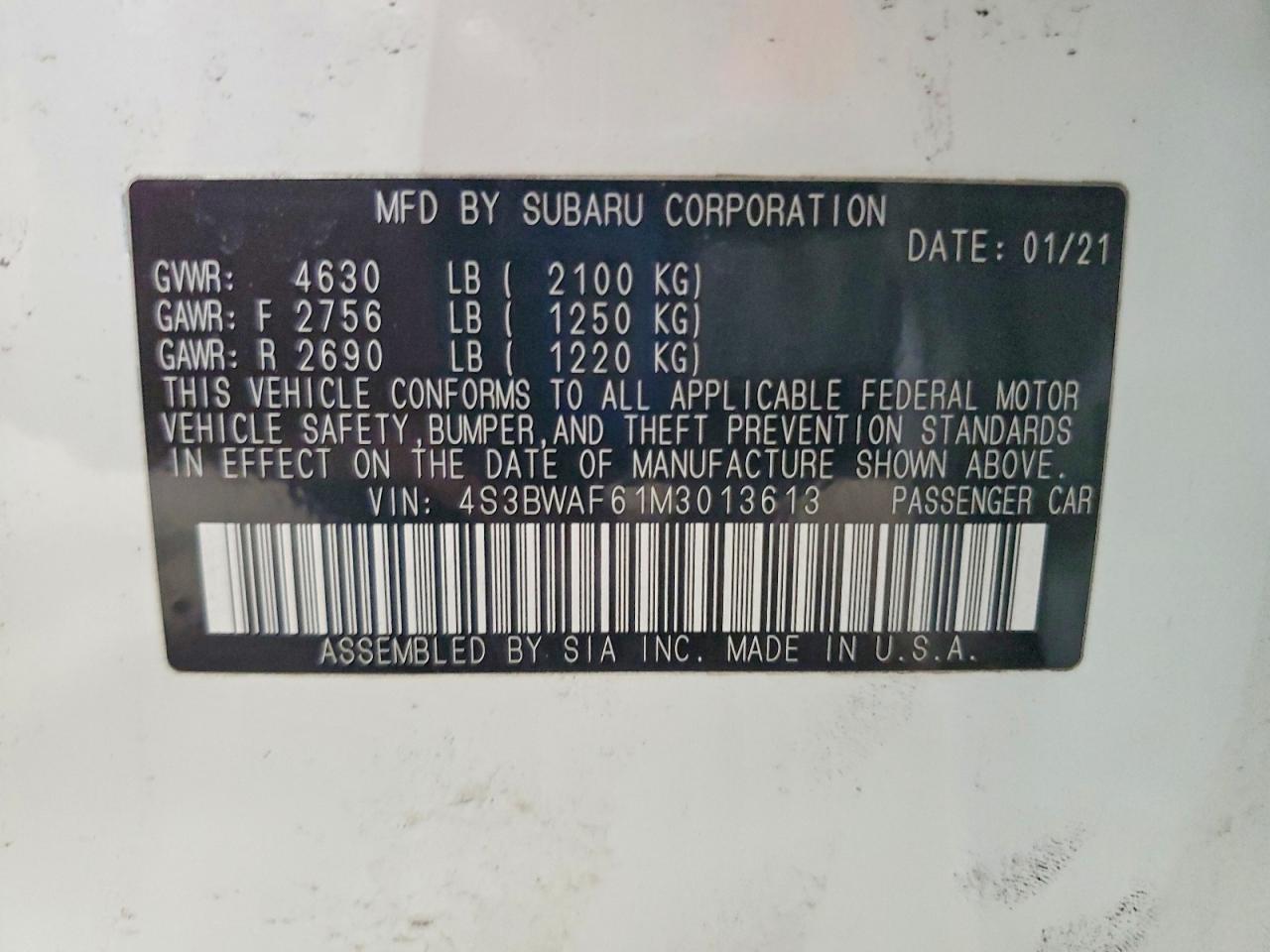 Subaru Legacy Premium