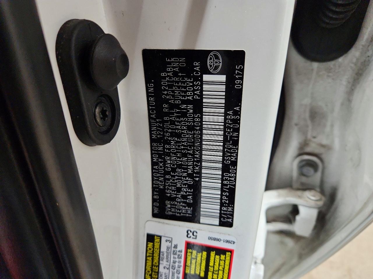 Toyota Camry Xse V6