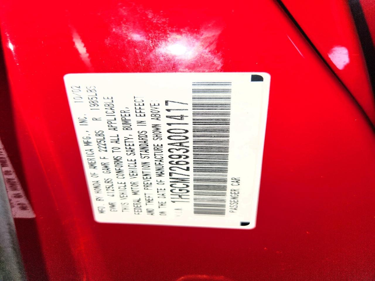 Honda Accord Ex