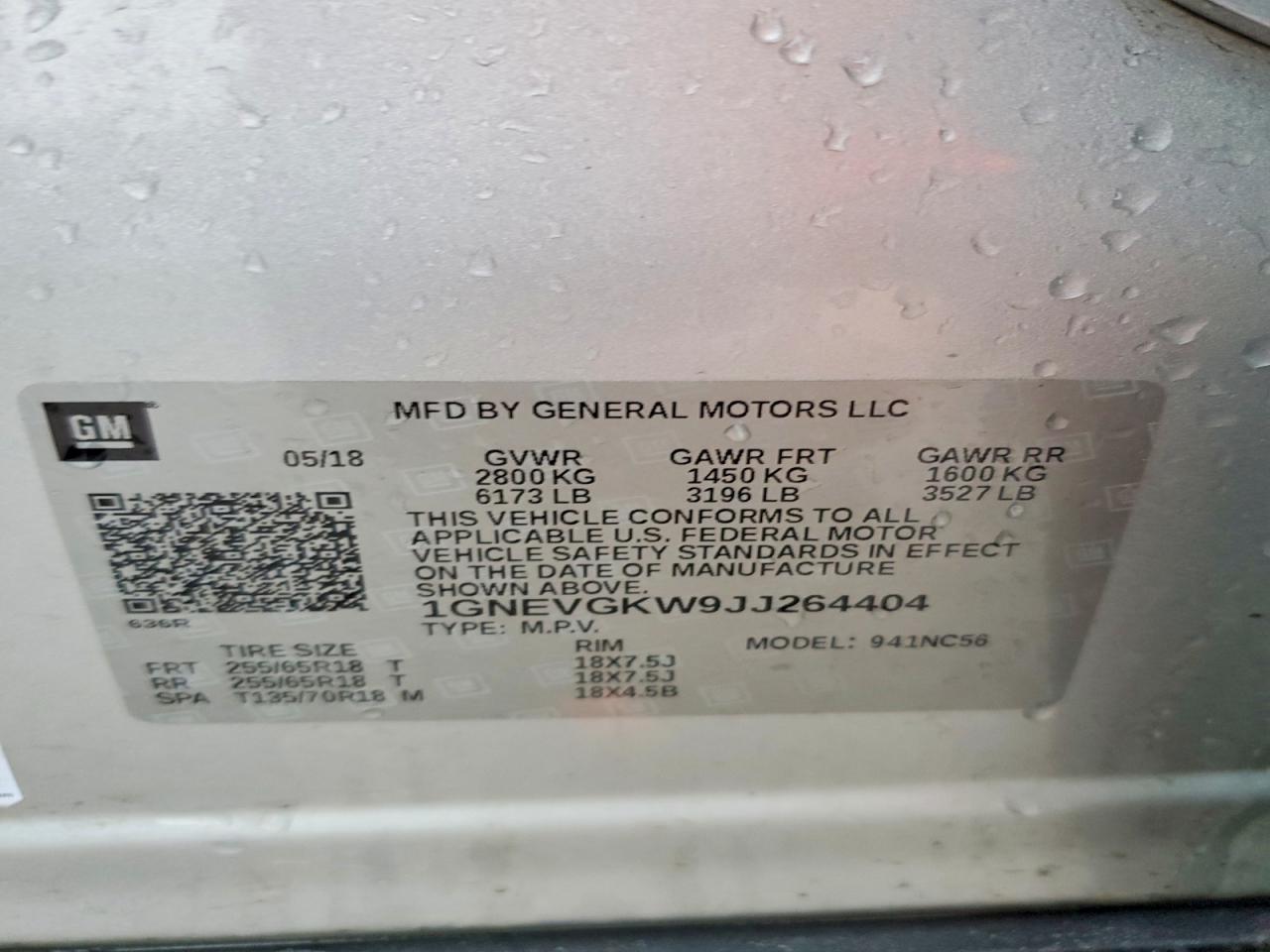 Chevrolet Traverse Lt