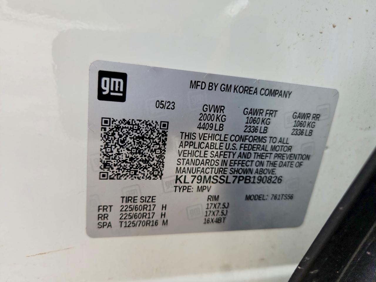 Chevrolet Trailblaze Activ