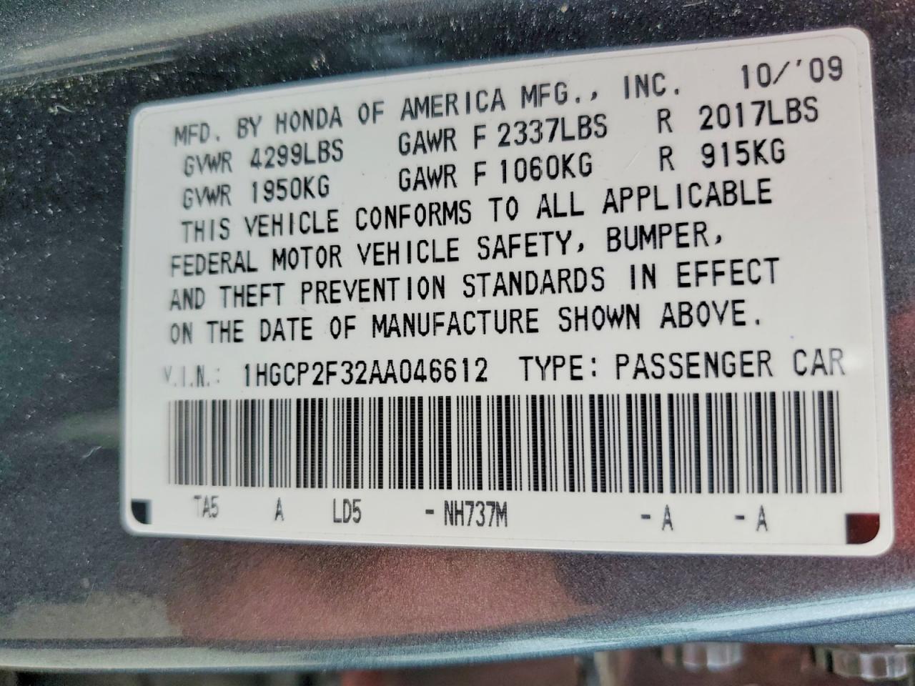 Honda Accord Lx