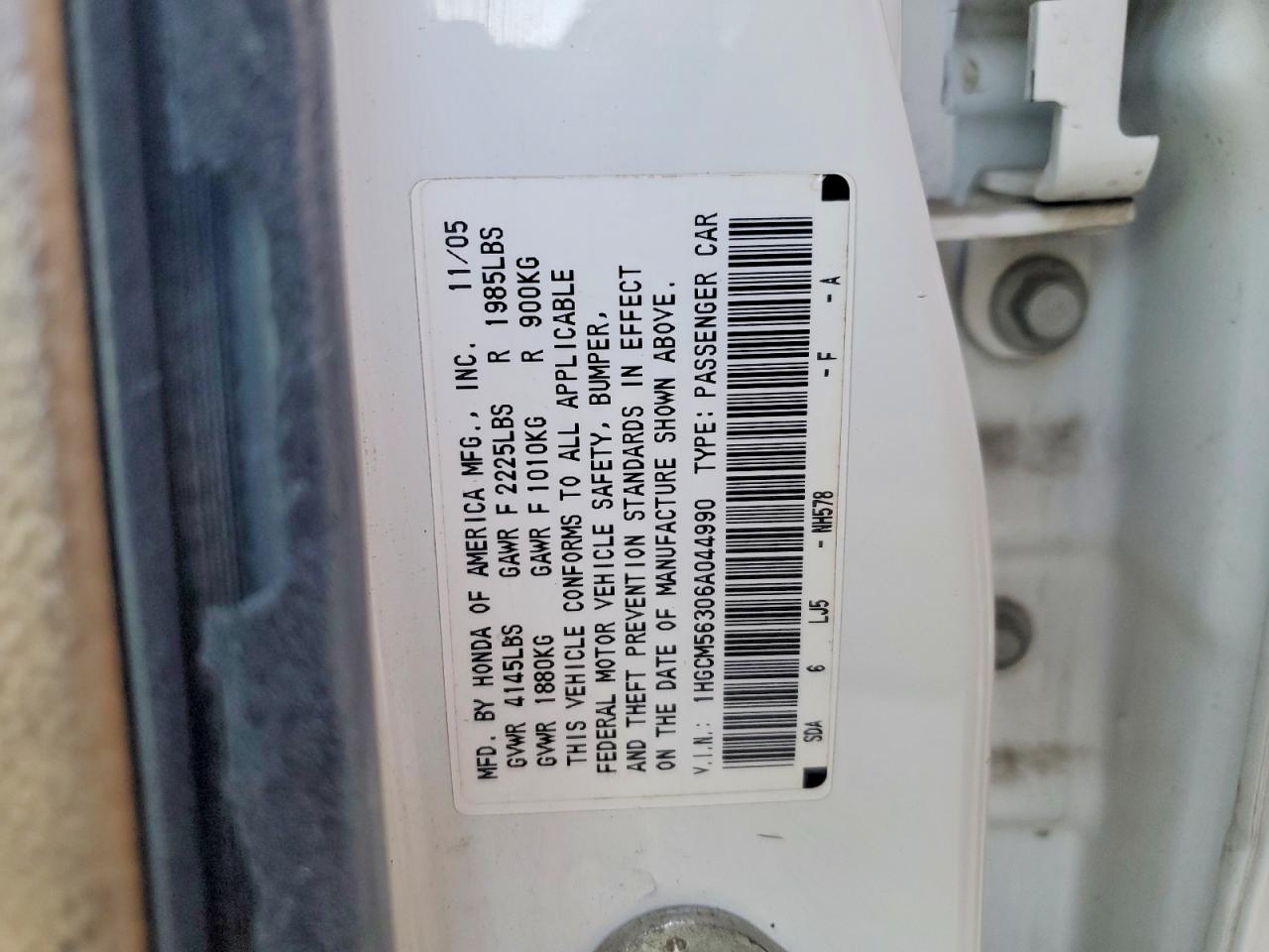 Honda Accord Se
