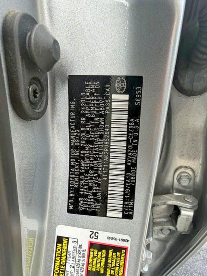 Toyota Camry Se