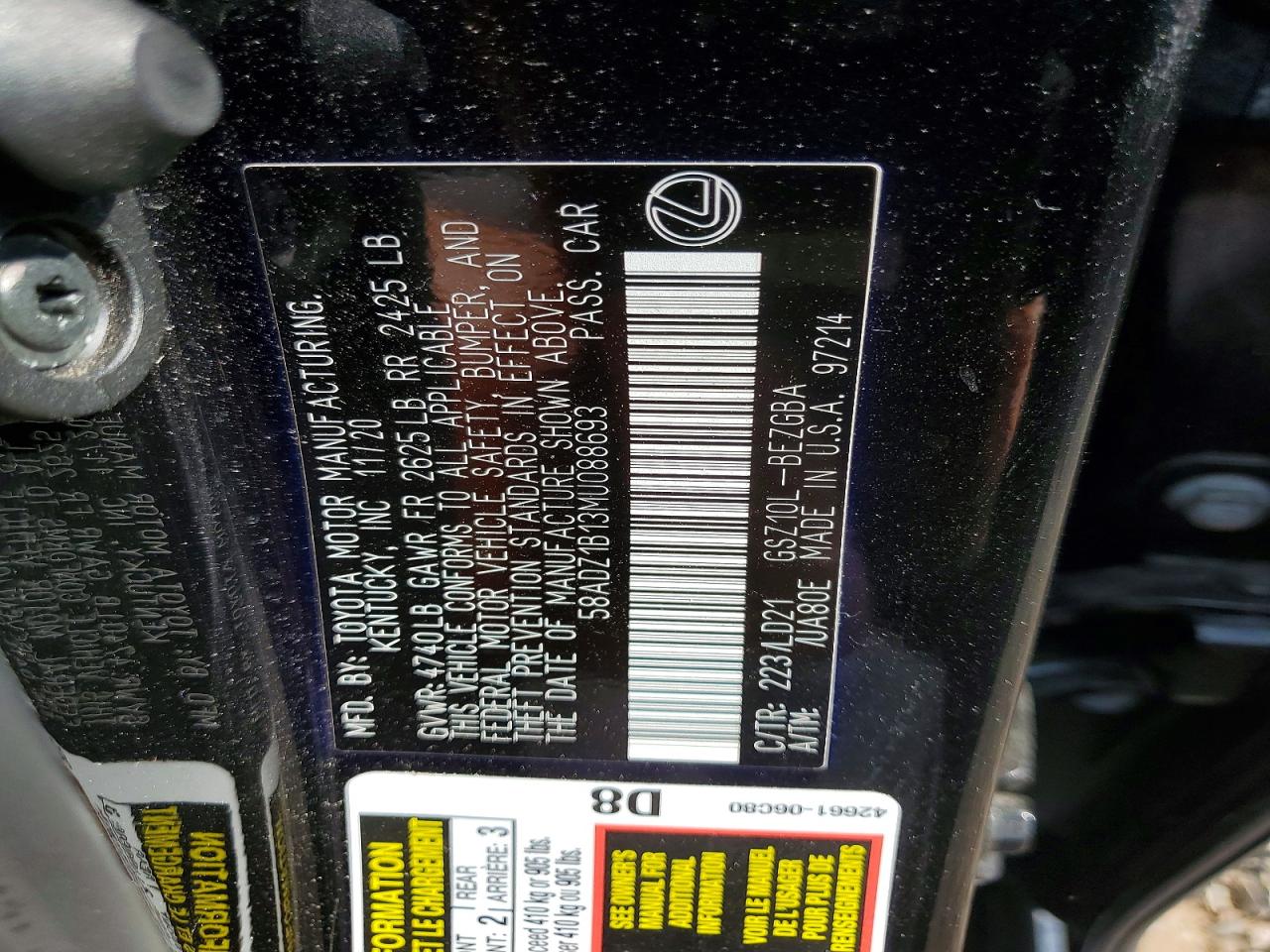 Lexus Es Base