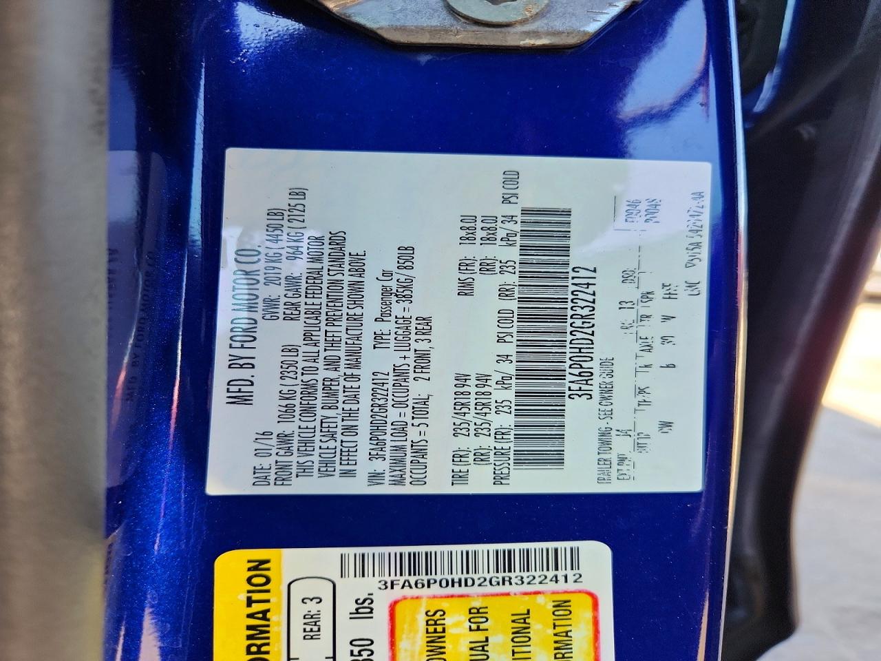 Ford Fusion Se