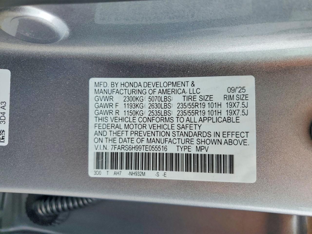 Honda Crv Sport Touring