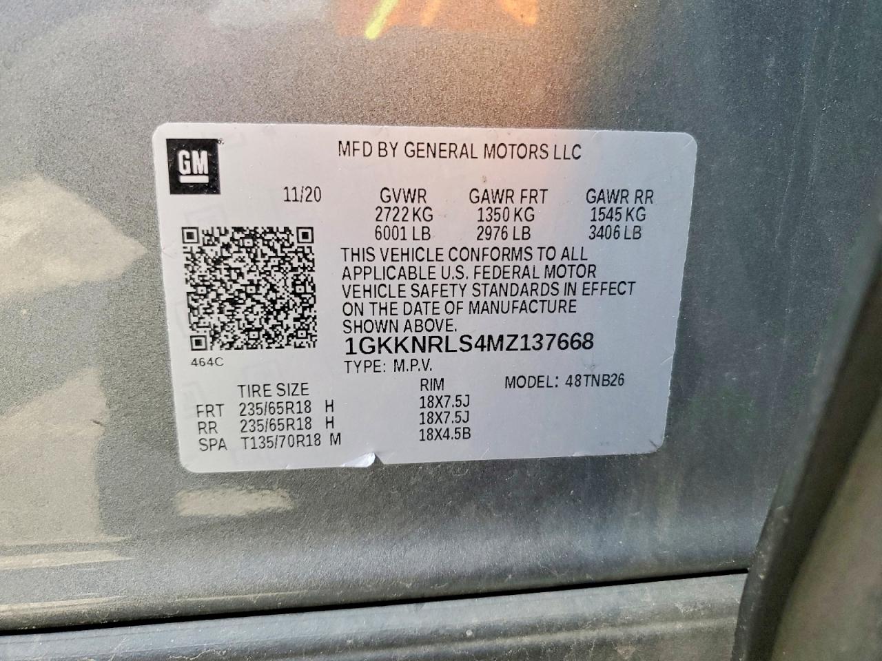 GMC Acadia Sle
