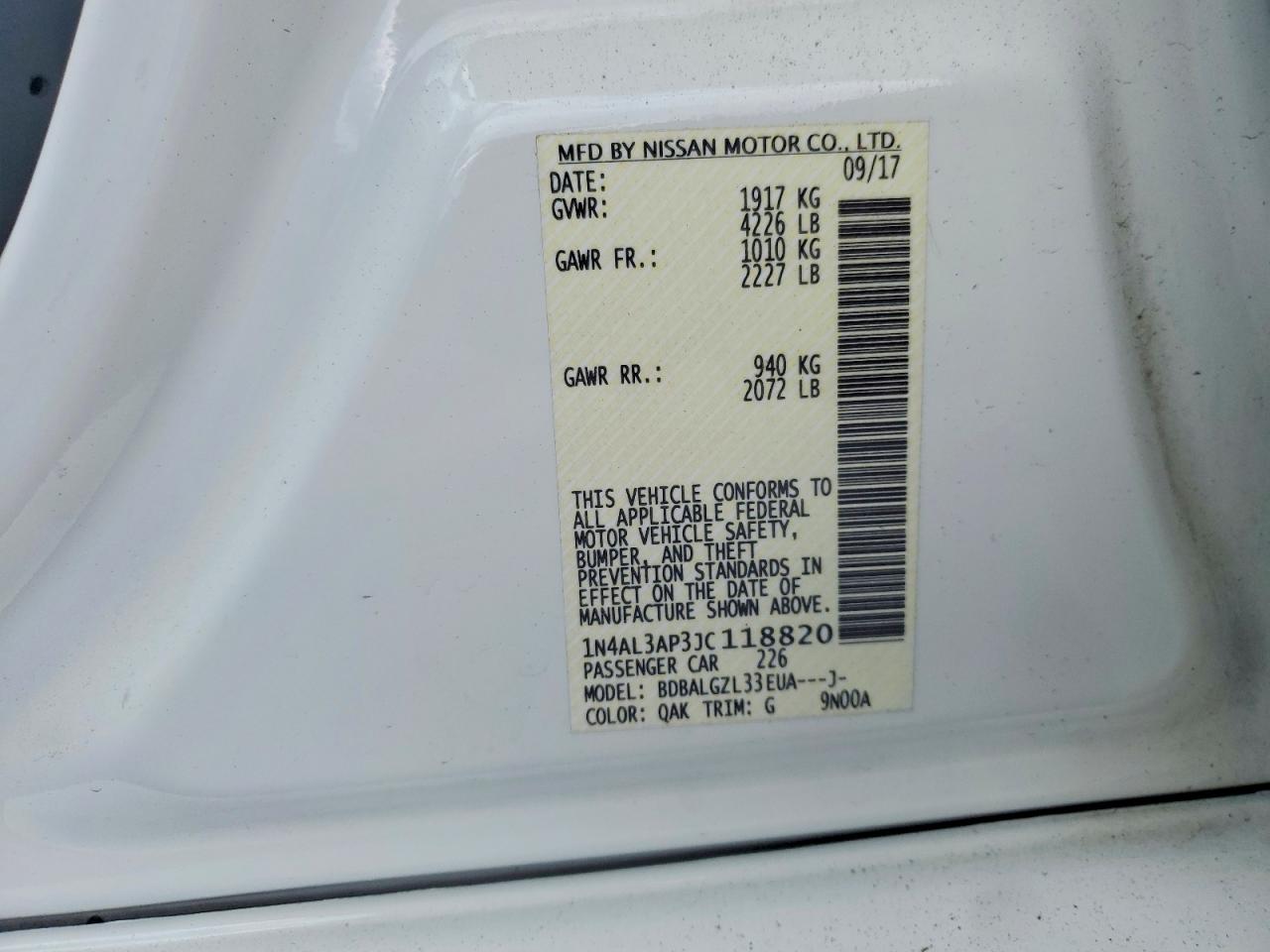 Nissan Altima 2.5 S