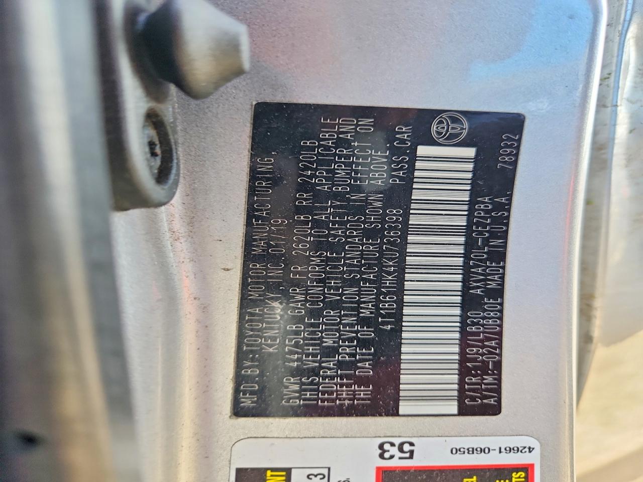 Toyota Camry Xse
