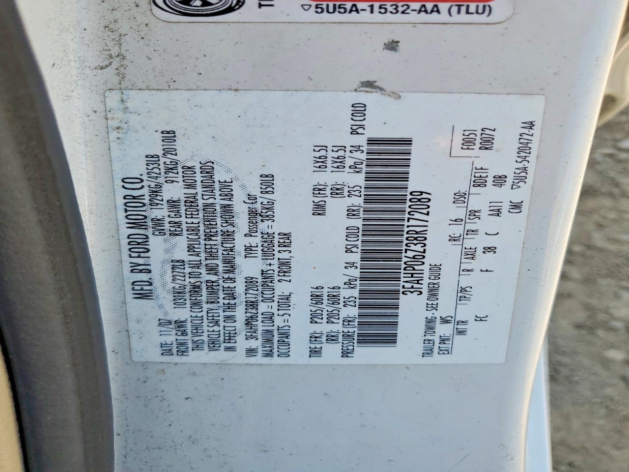 Ford Fusion S