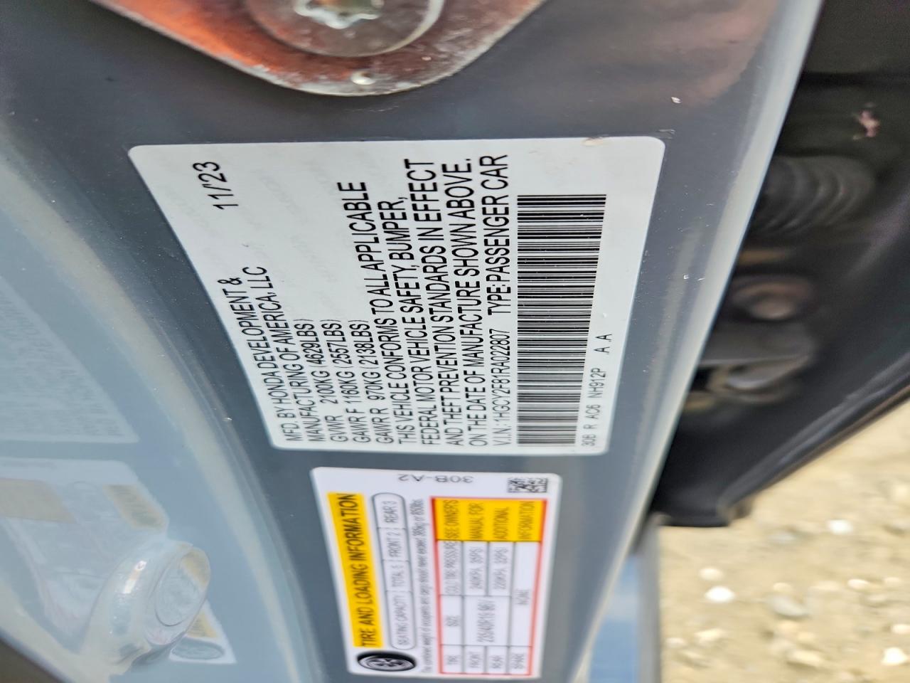 Honda Accord Touring Hybrid