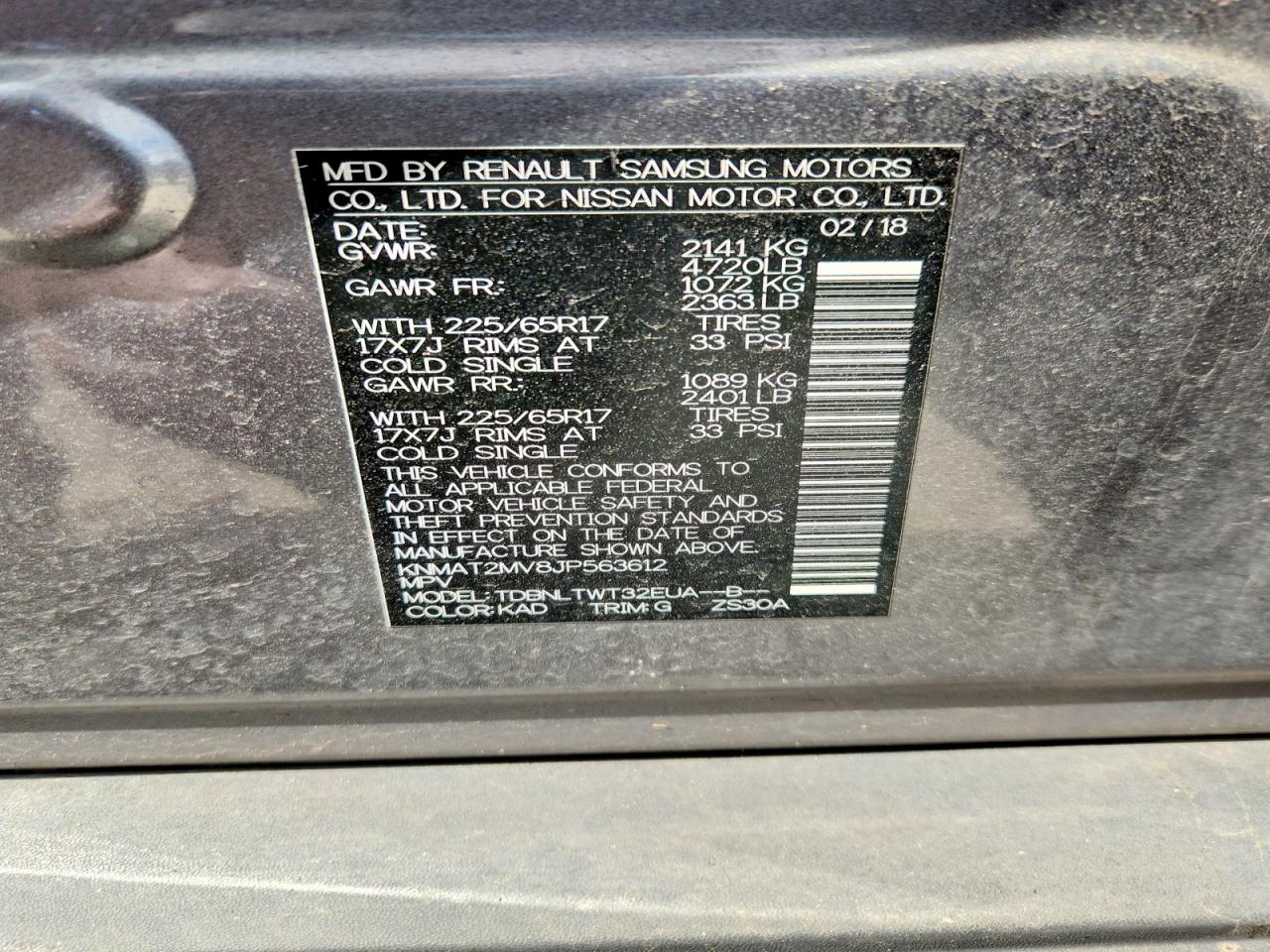 Nissan Rogue Sv