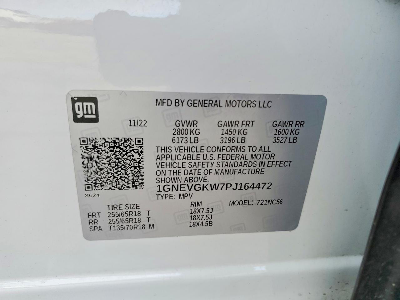 Chevrolet Traverse Lt