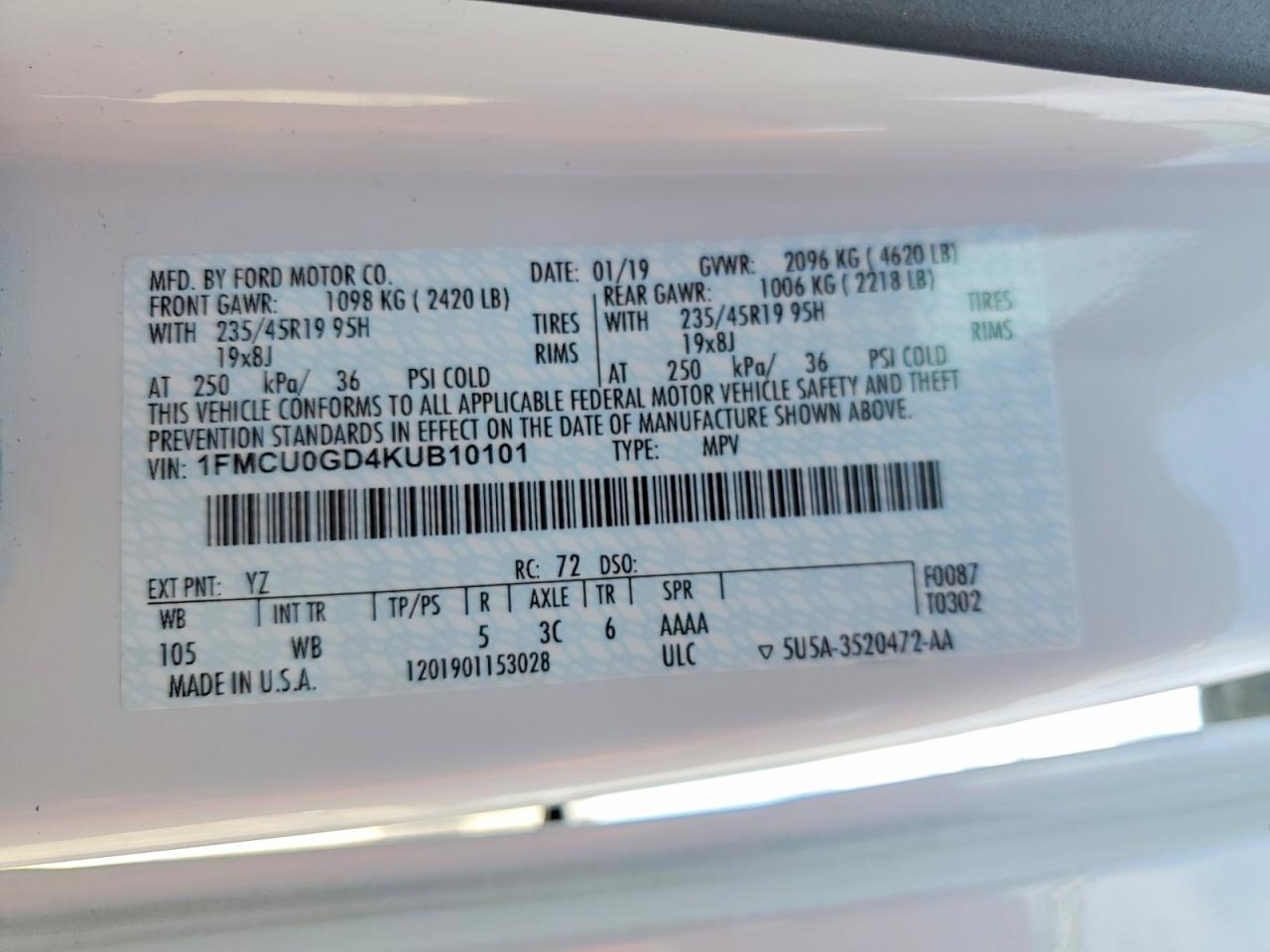 Ford Escape Se