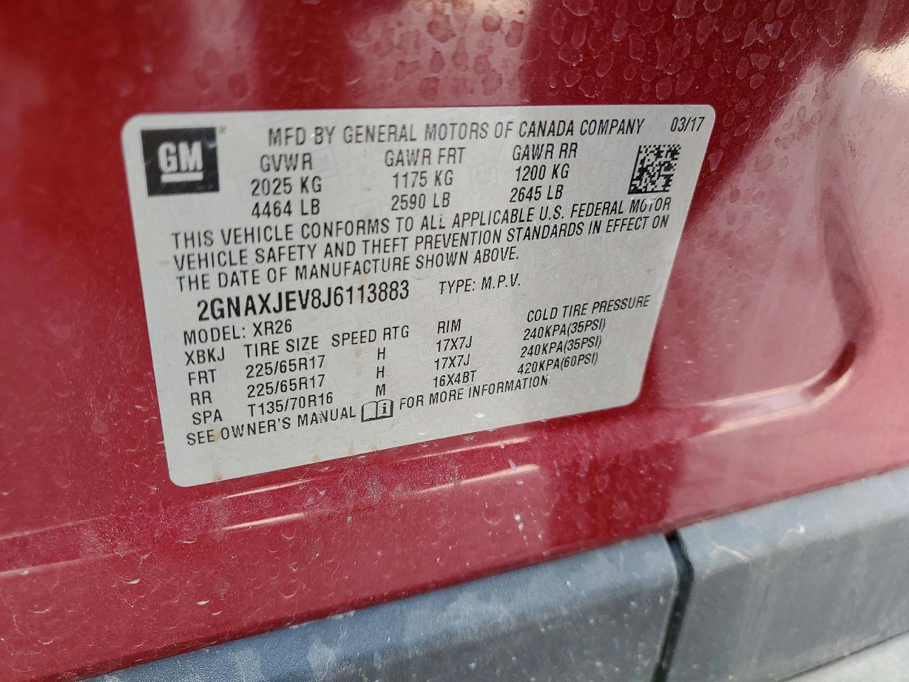 Chevrolet Equinox Lt