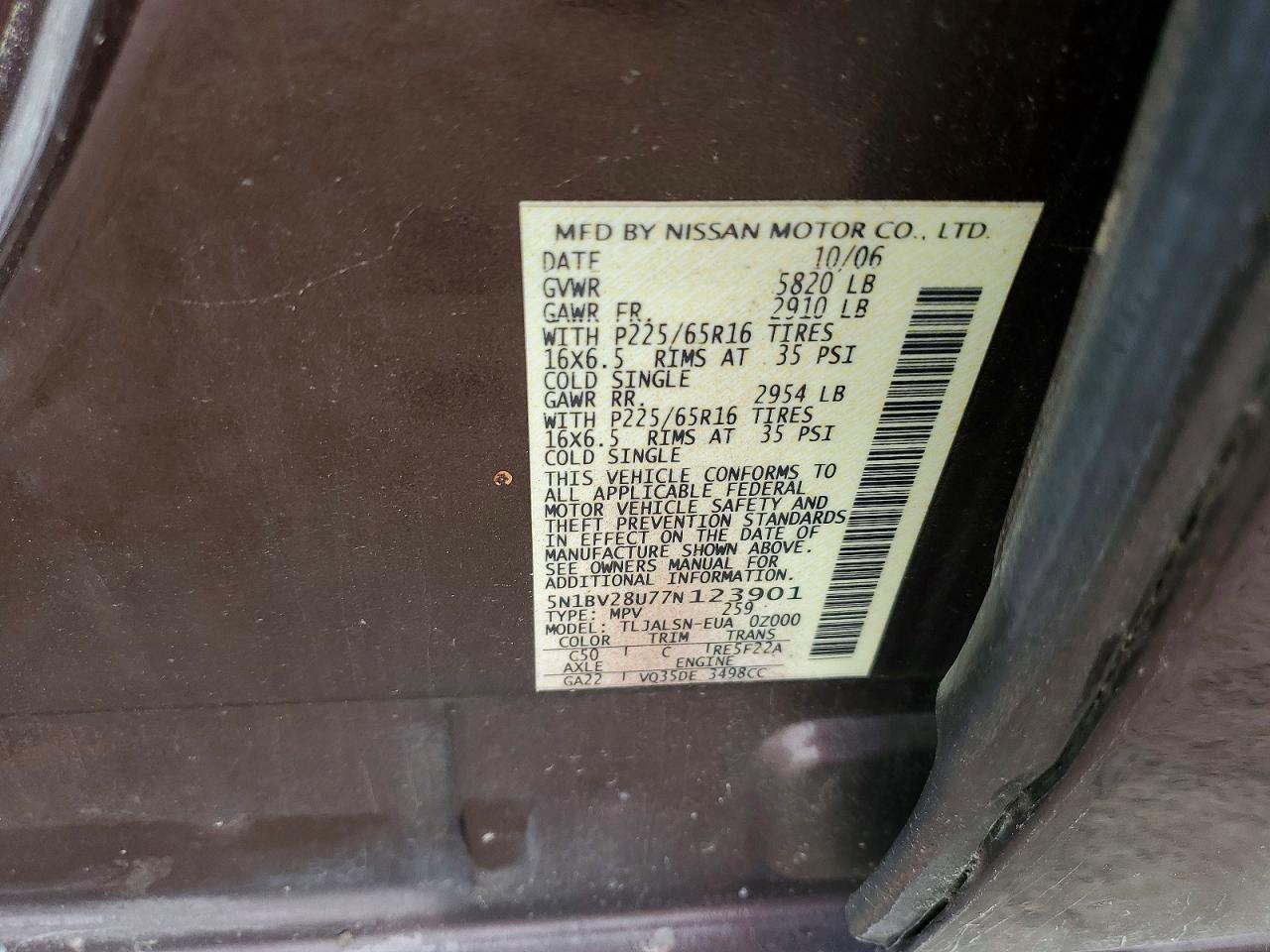 Nissan Quest 3.5 3.5