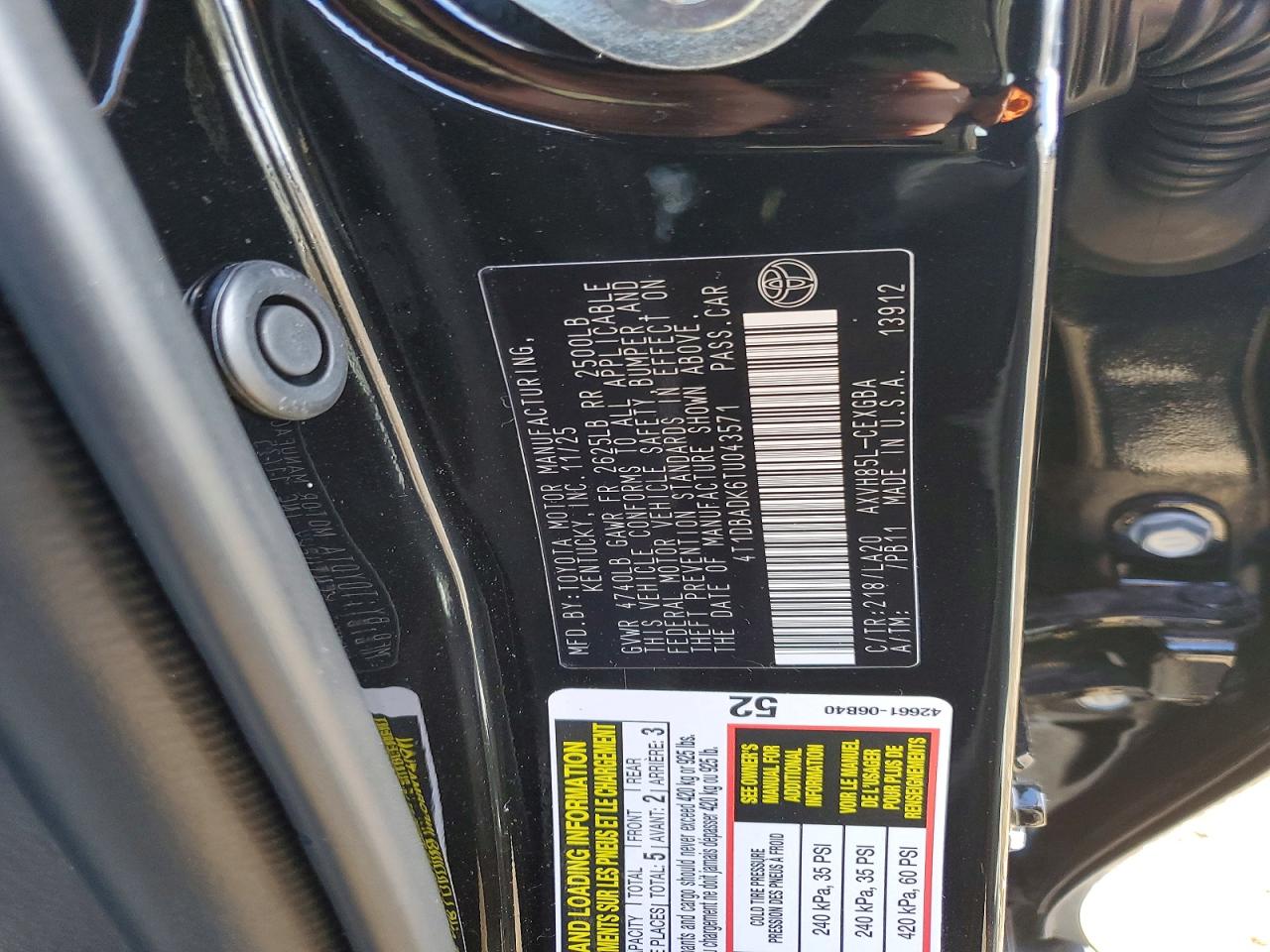 Toyota Camry Xle