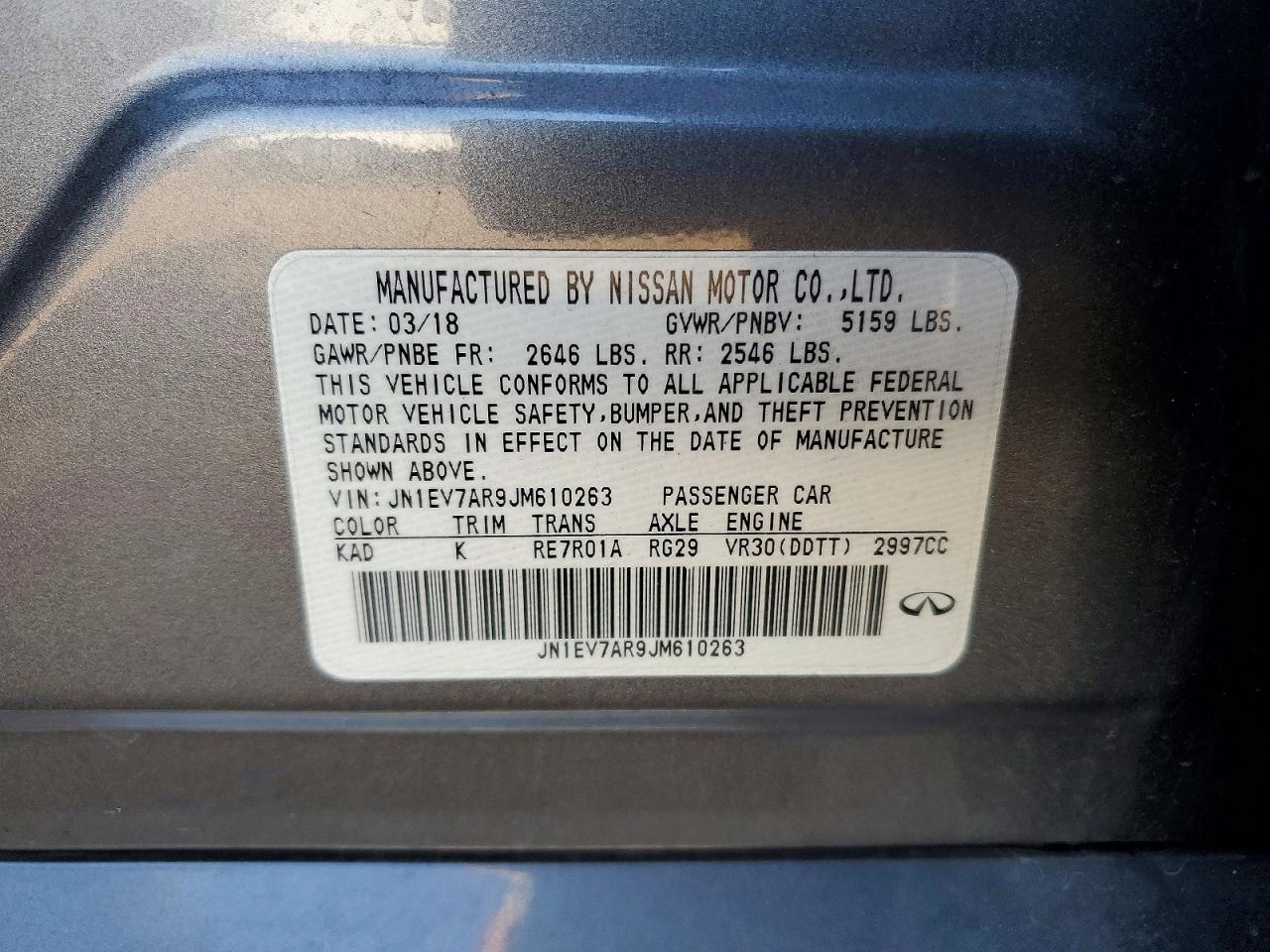 INFINITI Q50 3.0t 3.0t Sport