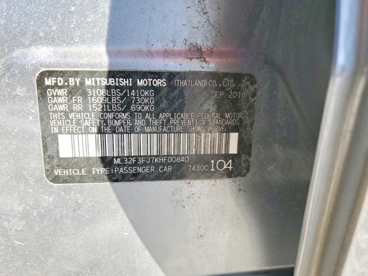 Mitsubishi Mirage G4 Es