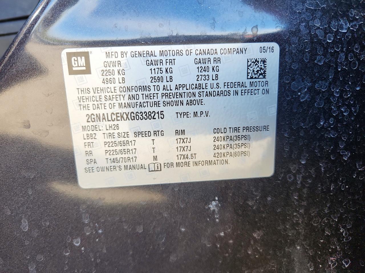 Chevrolet Equinox Lt
