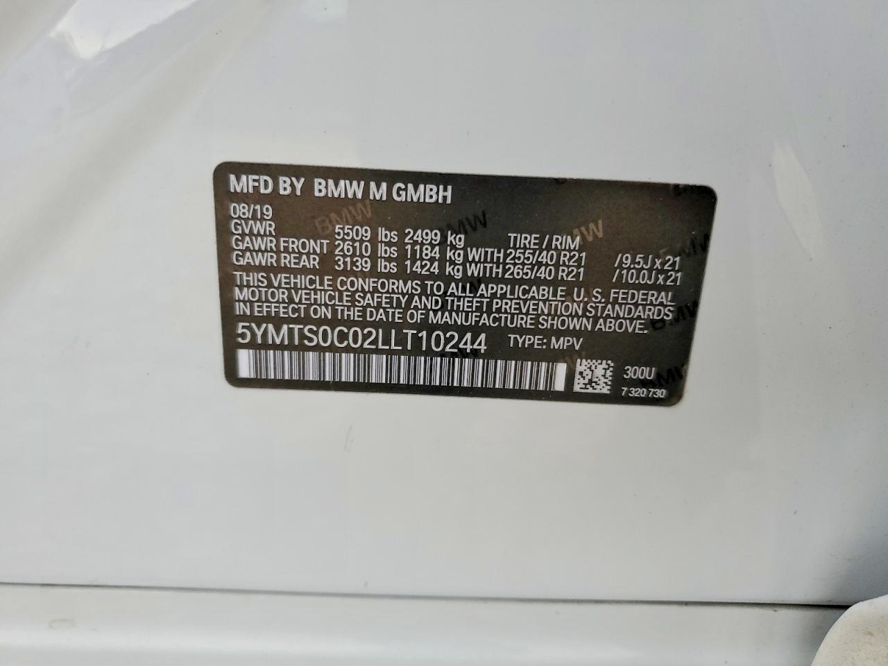 BMW X Series M Competition