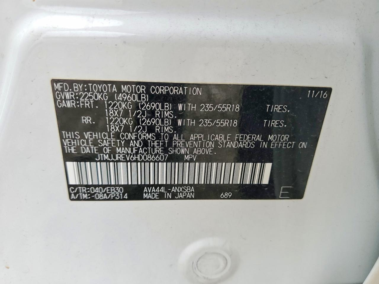 Toyota RAV4 Se