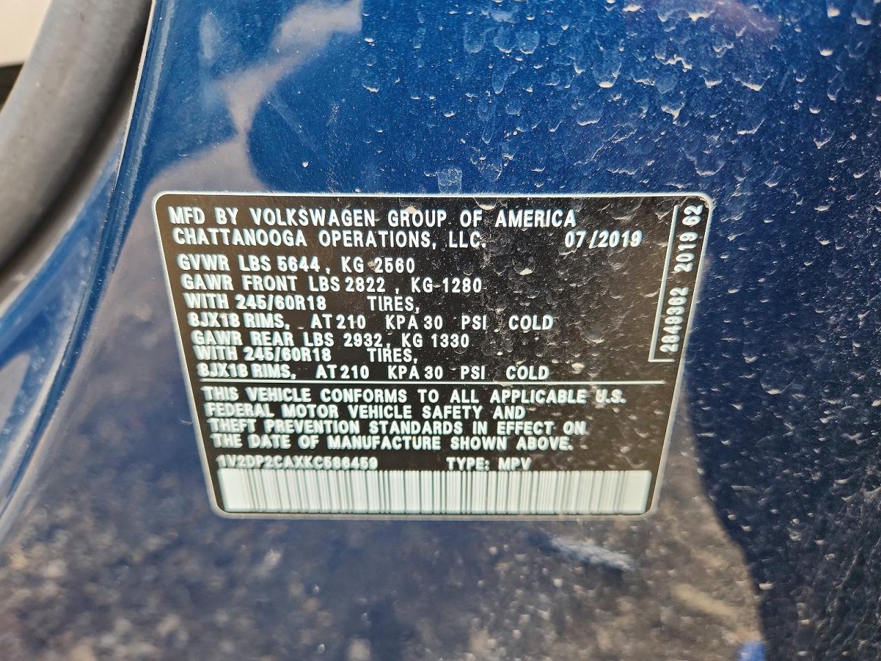 Volkswagen Atlas Se