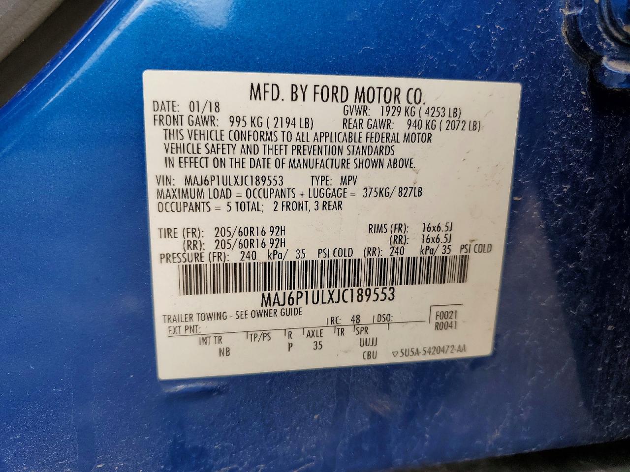 Ford EcoSport Se