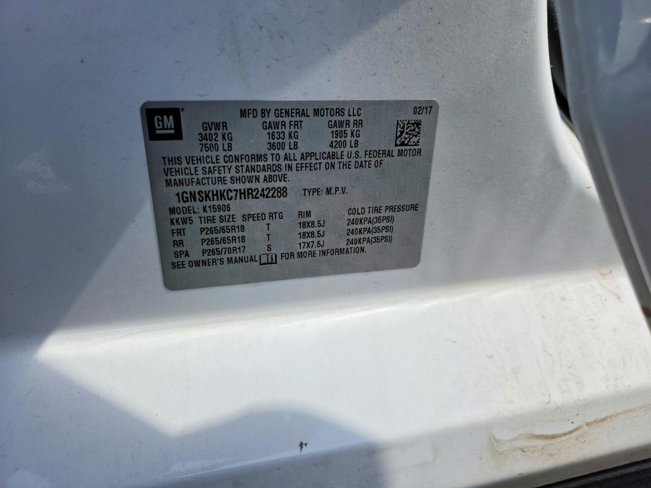 Chevrolet Suburban K1500 Lt