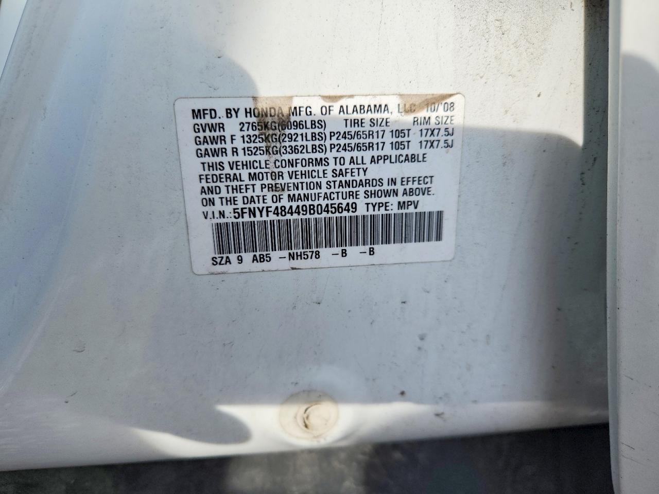Honda Pilot Ex