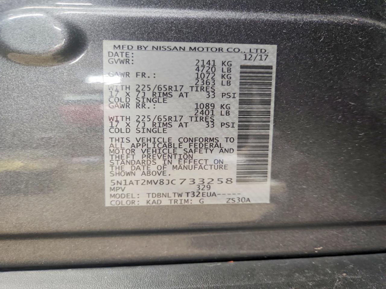 Nissan Rogue Sv