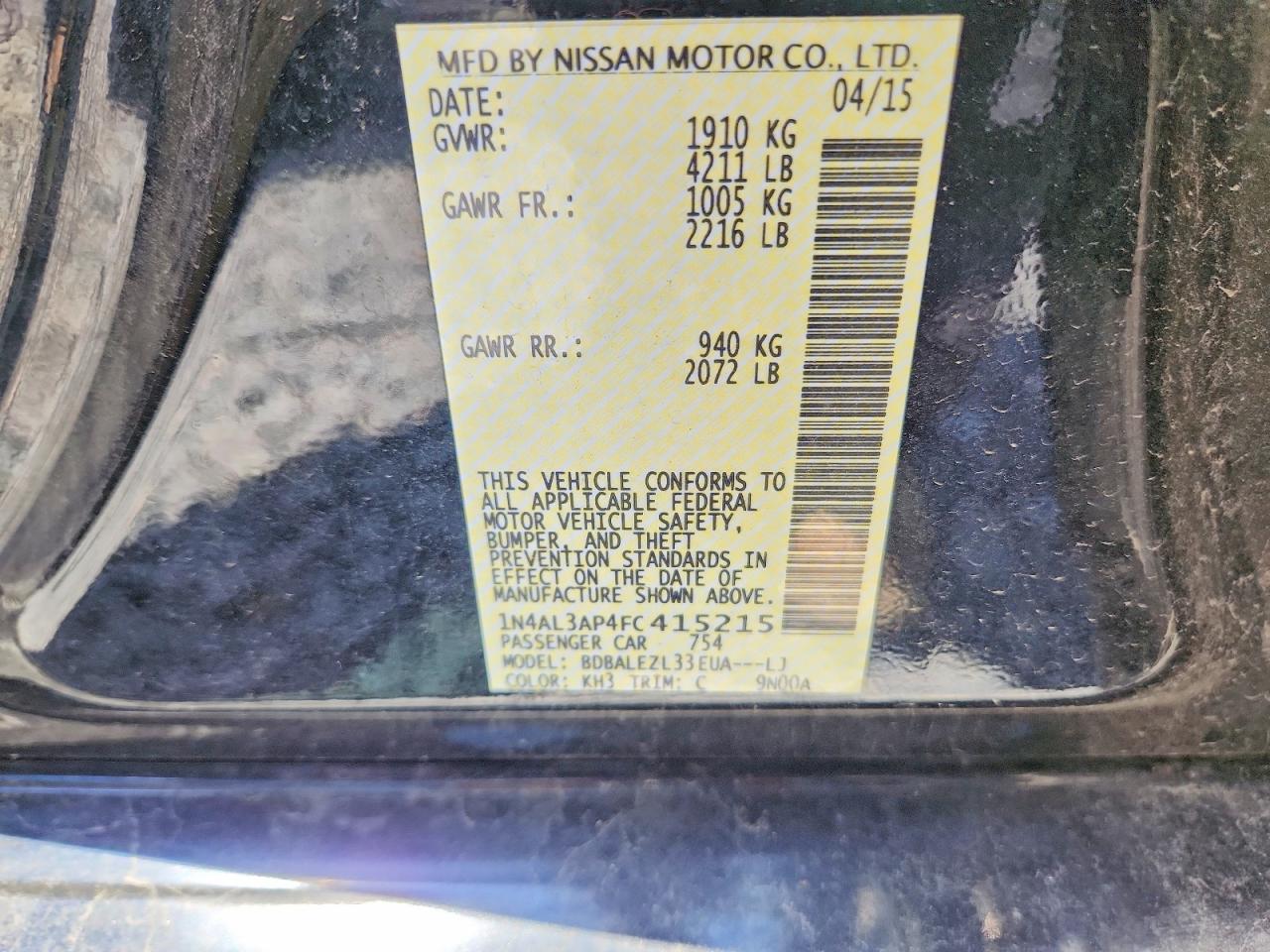 Nissan Altima 2.5 S