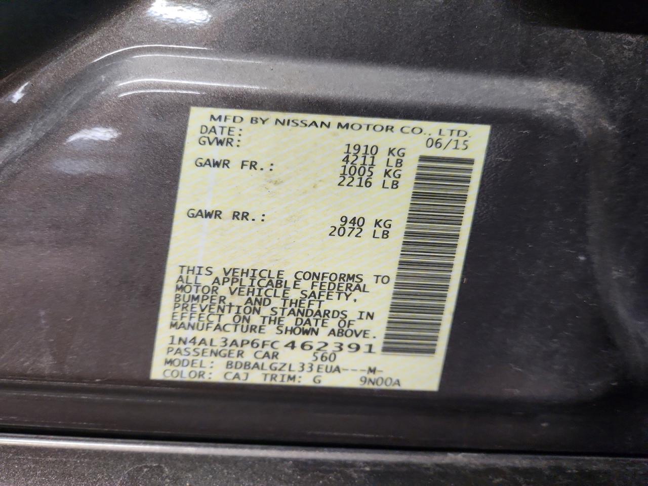 Nissan Altima 2.5 S