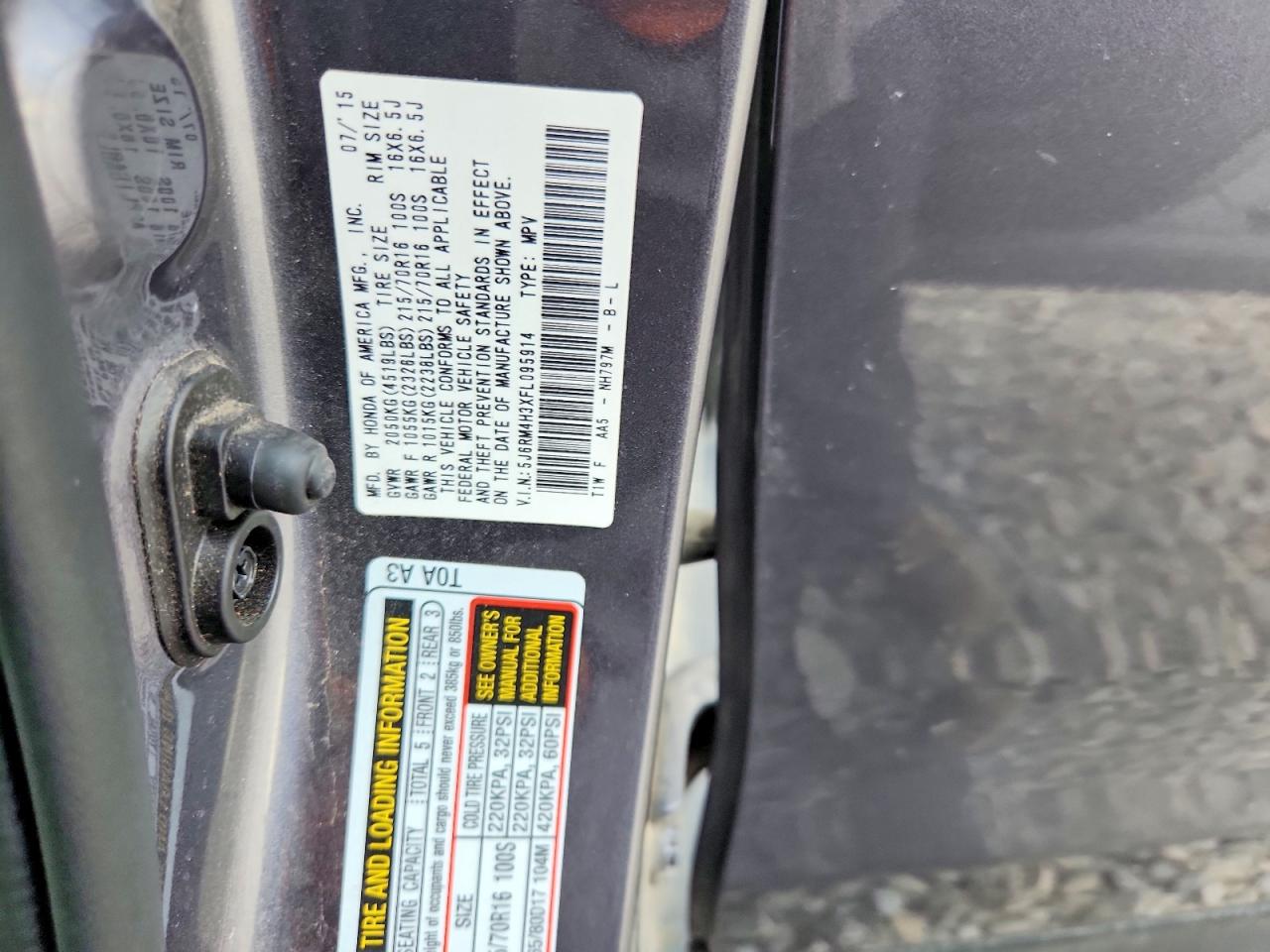 Honda Crv Lx
