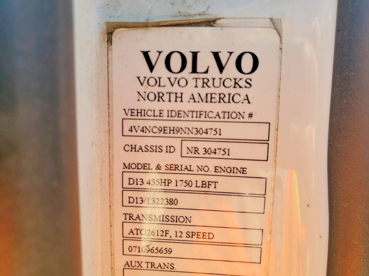 Volvo Vn Vnl