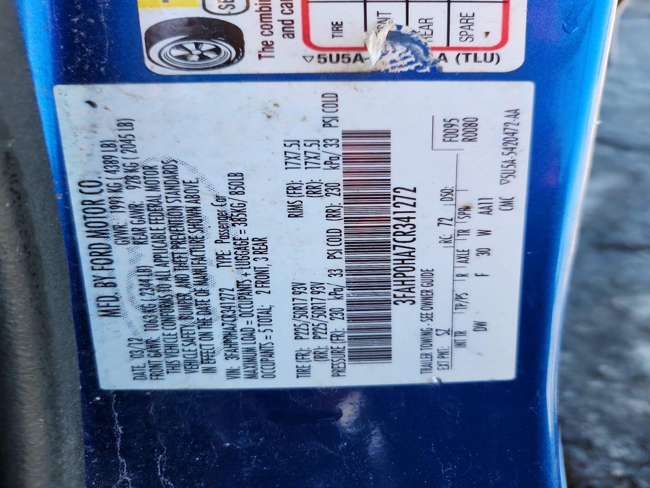 Ford Fusion Se