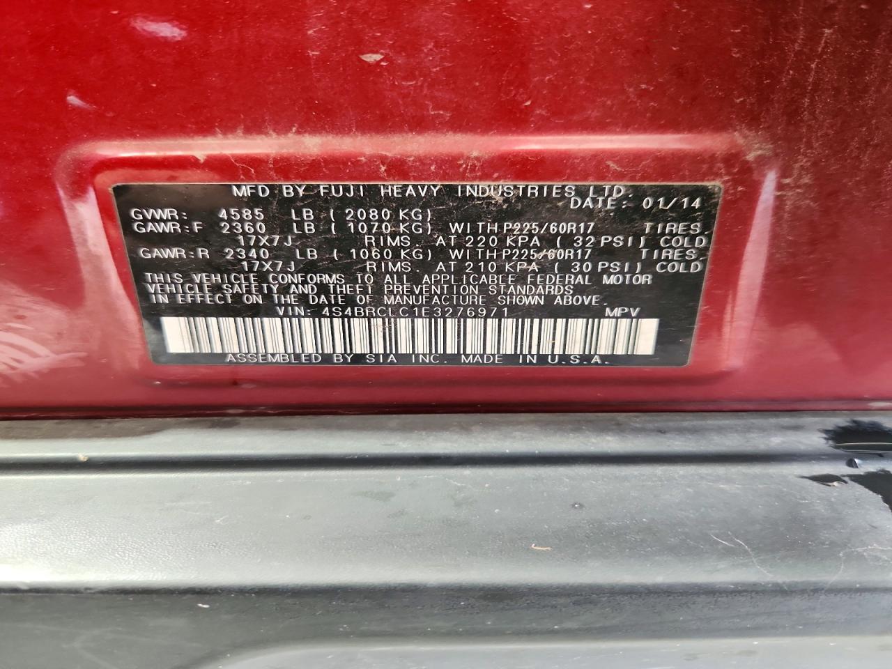 Subaru Outback 2.5i Limited