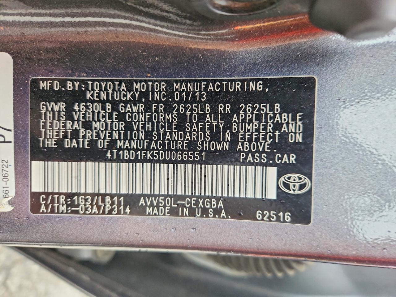 Toyota Camry Xle
