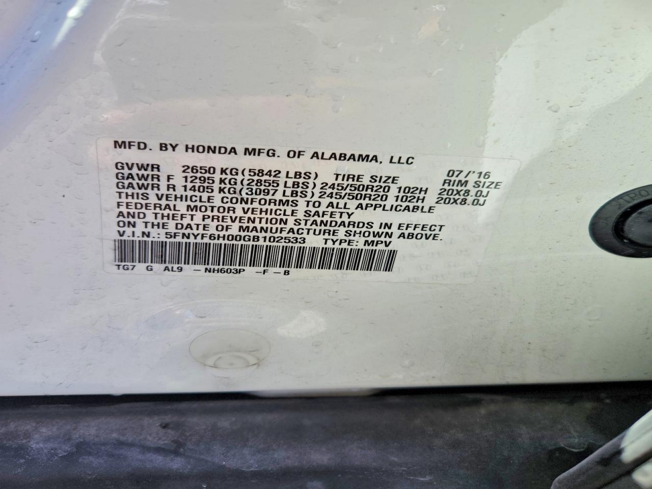 Honda Pilot Elite