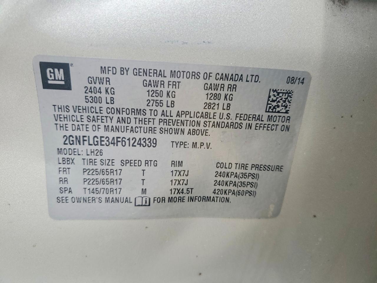 Chevrolet Equinox Lt